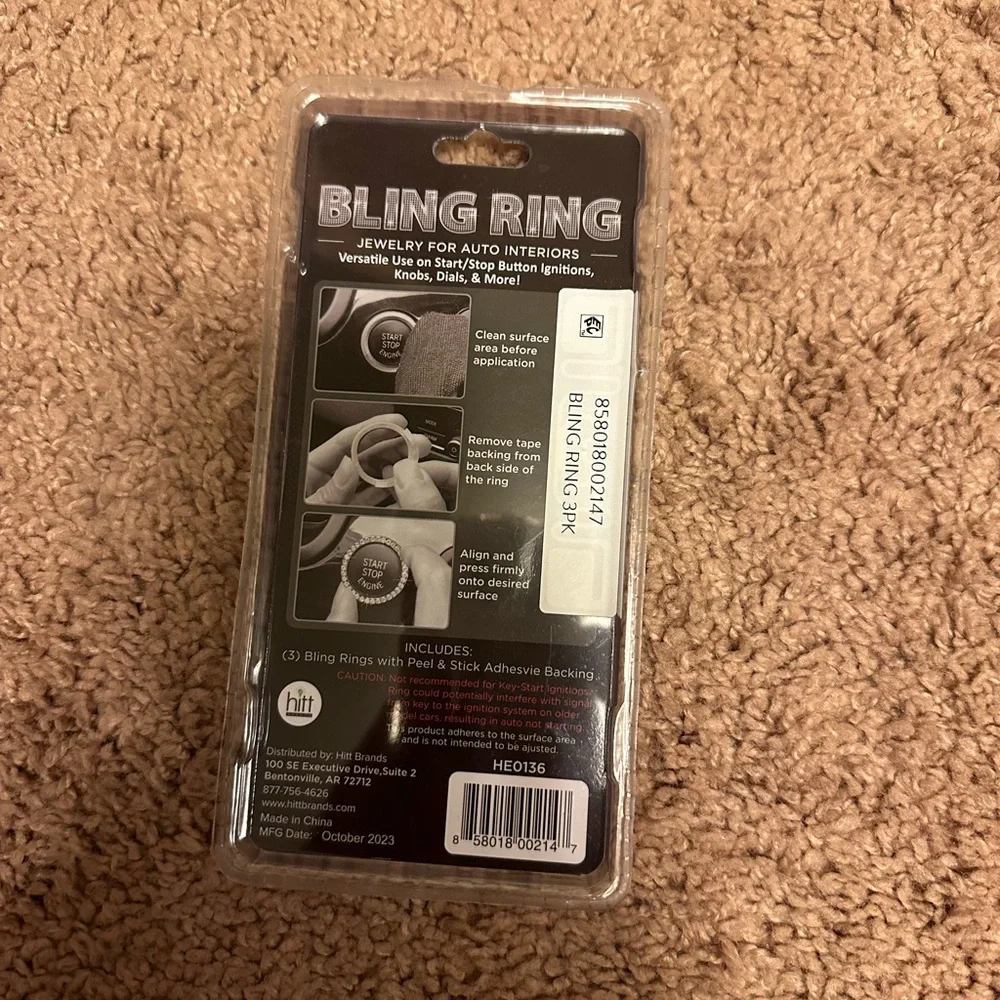 Car bling ring -pack of 3 - Picture 3 of 3